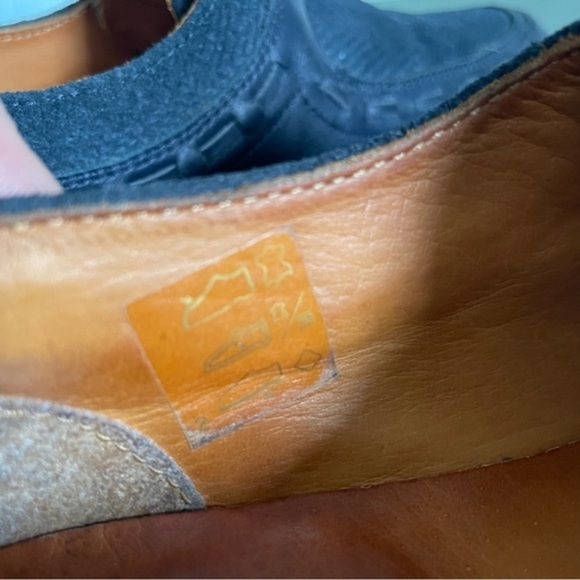 Dr. Martens x Agyness Deyn AGGY BLUCHER in Navy Leather - Picture 11 of 13